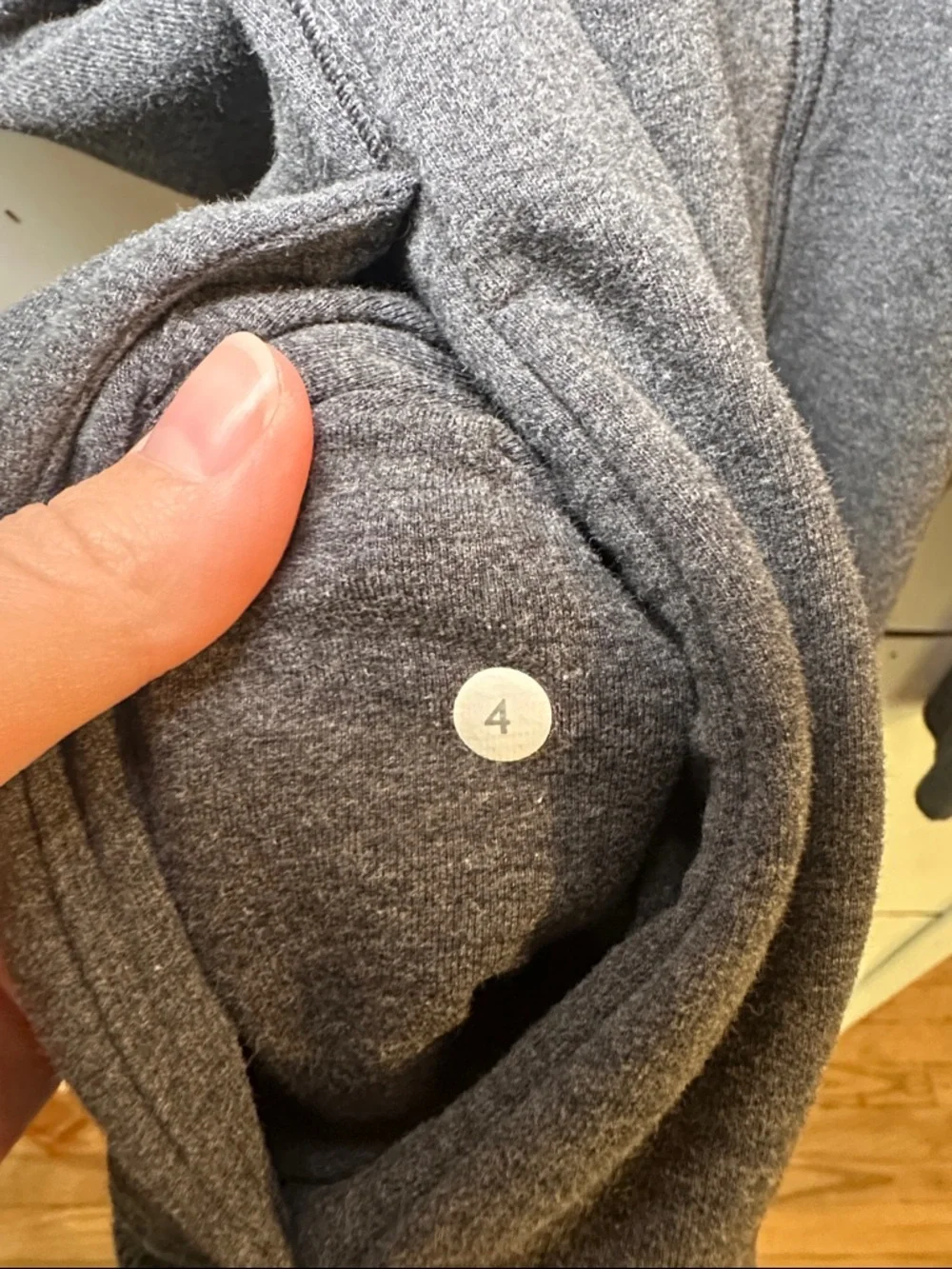 Lululemon Womens Stress Less Hoodie Heathered Dark Gray - Picture 9 of 16